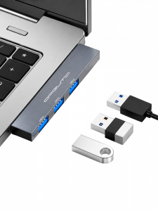 Орбита OT-PCR23 Серый концентратор USB 2.0/3.0 (3*USB)